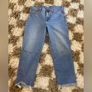 Madewell perfect vintage crop jeans. Good used condition.